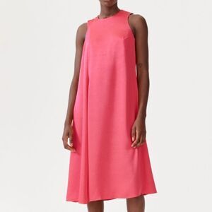 Baum und Pferdgarten AMAMI Cutout Midi dress Red Rouge EU 42 US 12 NEW MSRP $229